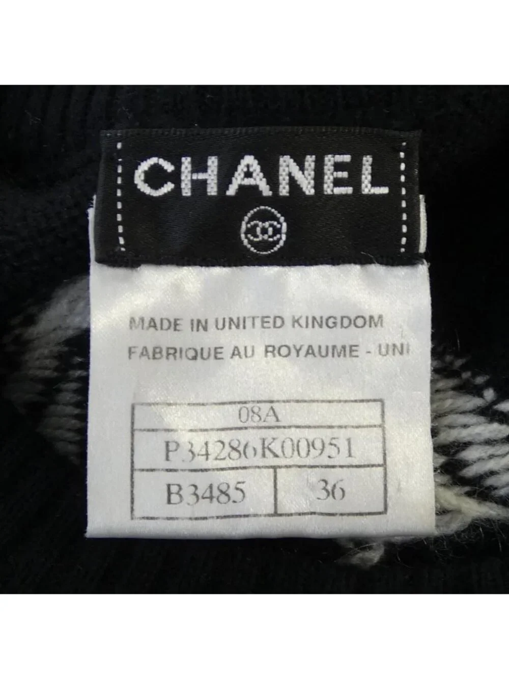Chanel 08A Dress Black